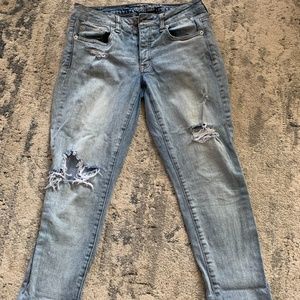 Light colored boyfriend jean